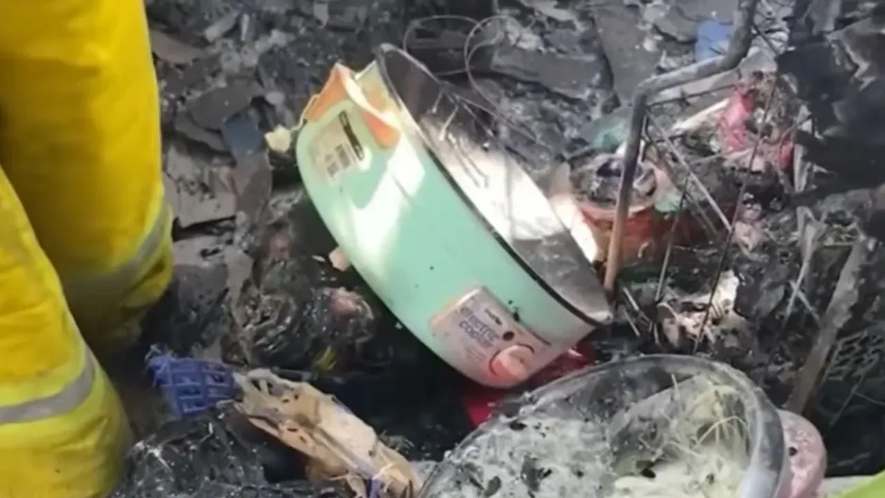 화재 현장 조사 모습