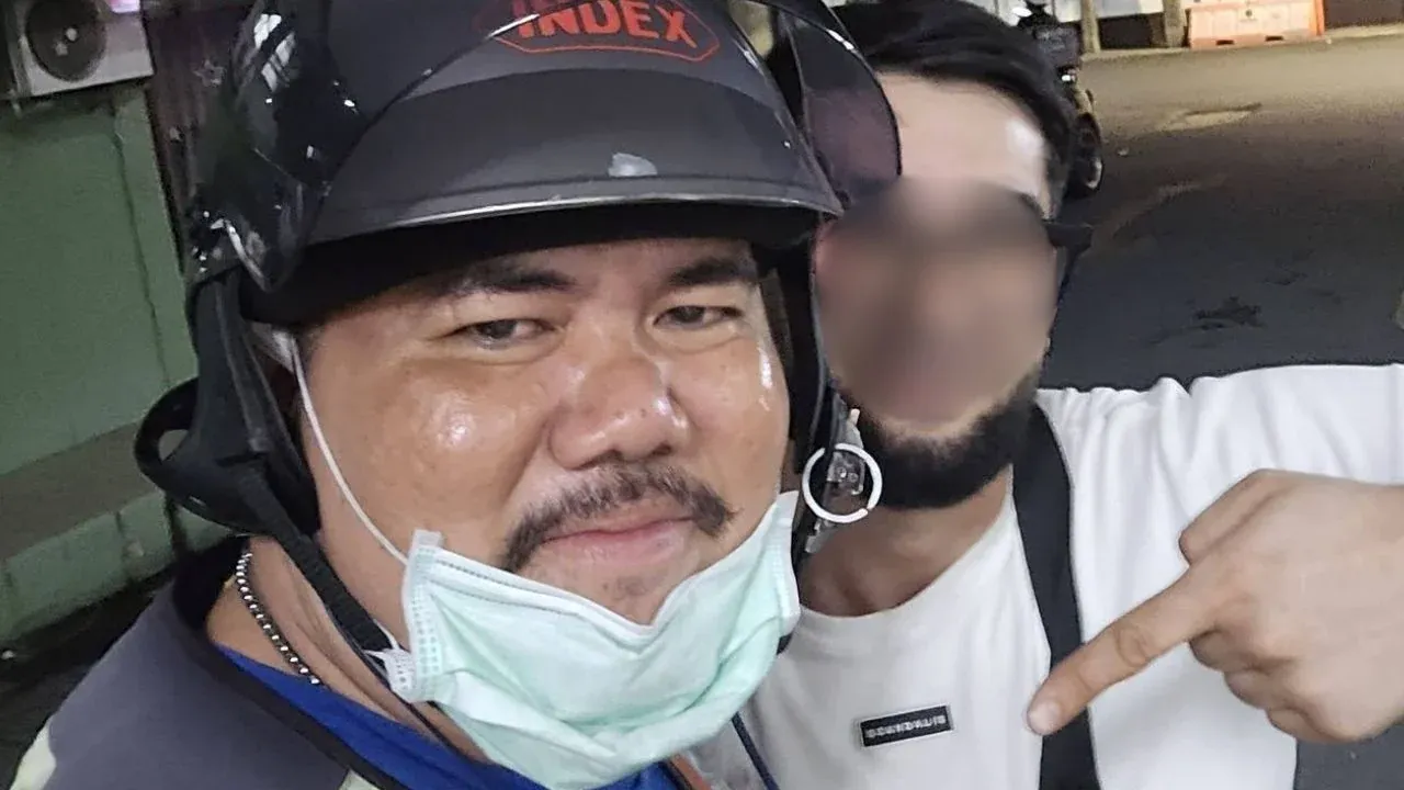 태국 오토바이 택시 기사의 선행