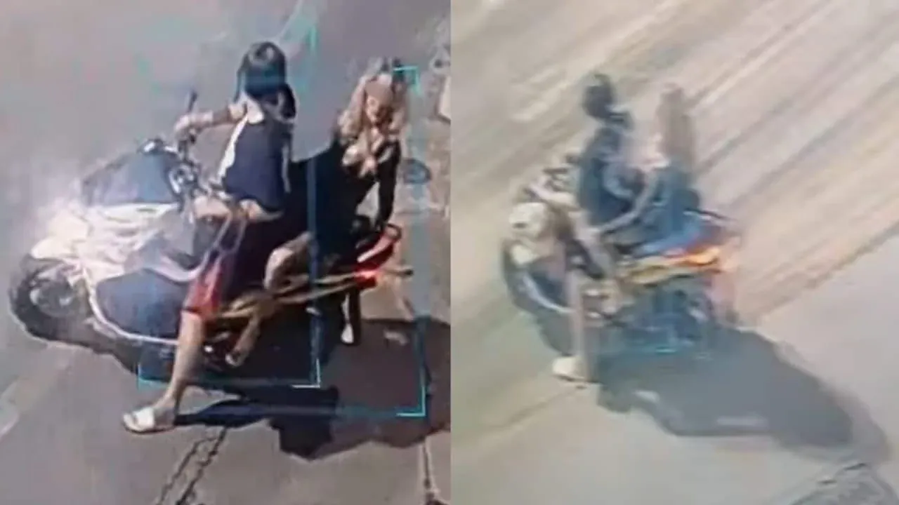 파타야 트랜스젠더 절도 용의자 CCTV 화면