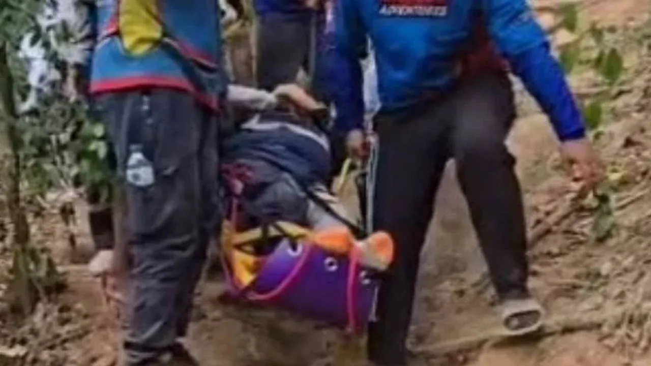 파타야 오토크로스 사고 구조 장면