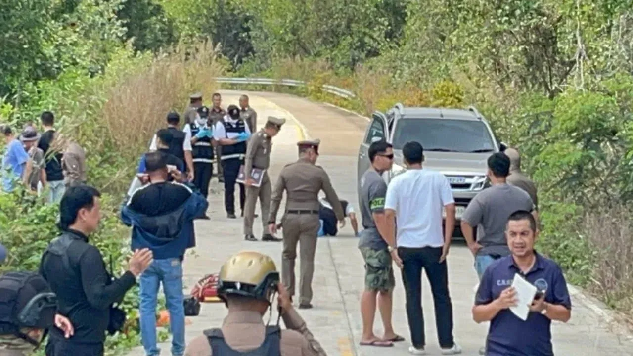 채권자를 살해한 채무자 관련 현장 사진