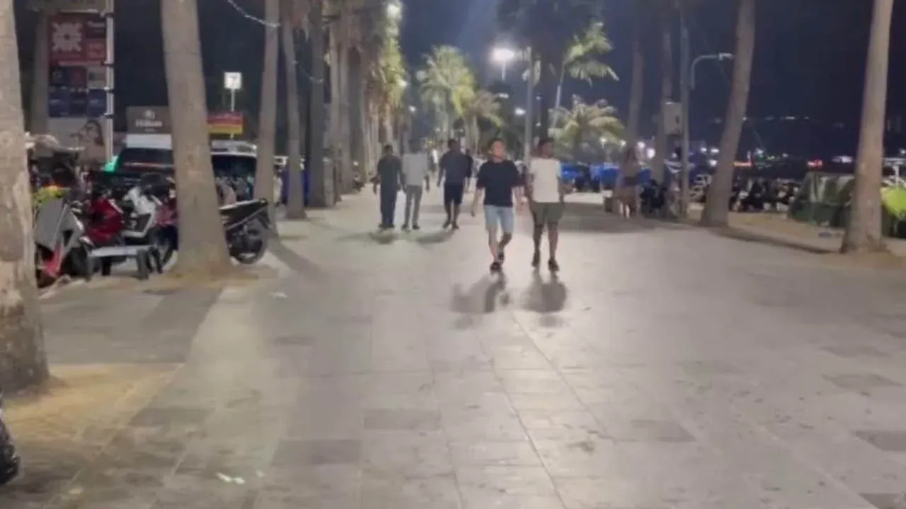 파타야 도난 사건 관련 수사 사진