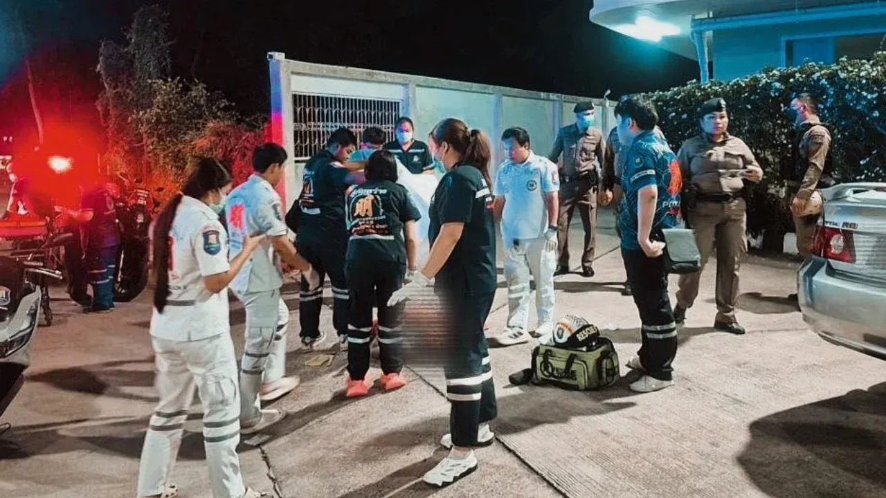 파타야 경찰 현장 조사