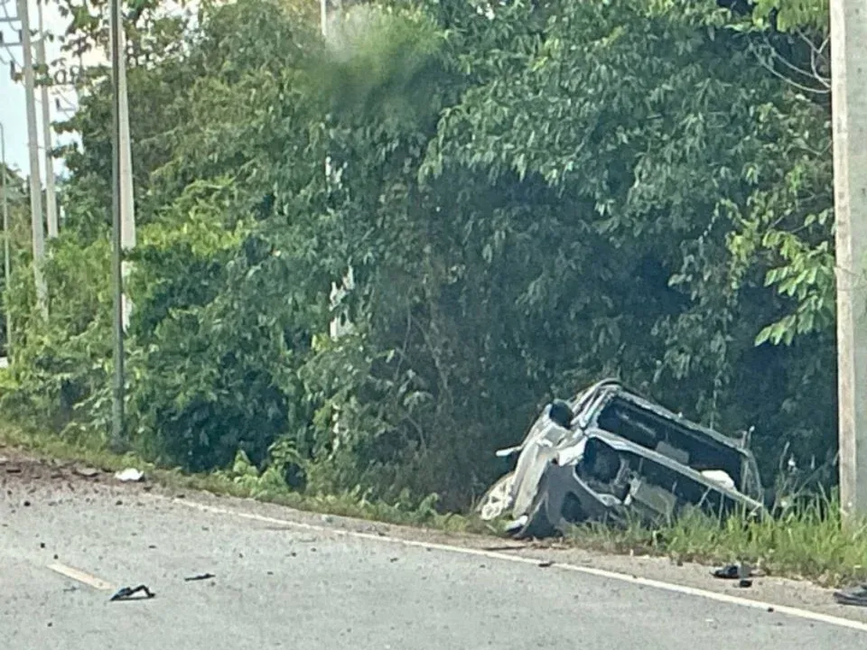 나라티왓 랑애 경찰서 차량 폭탄 공격 현장