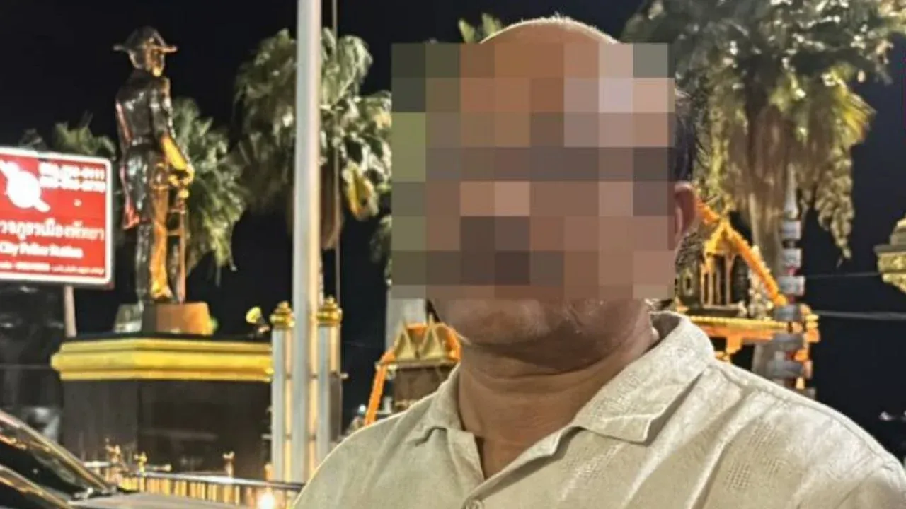 파타야 호텔 도난 사건 수사 장면