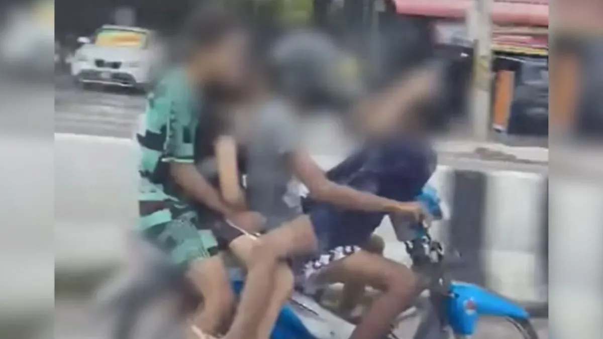 태국 남성, 오토바이 위험 운전 영상 논란에 공개 사과
