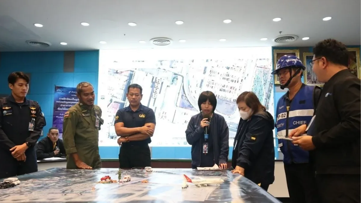 푸켓 국제공항, 금요일 대규모 비상 훈련 실시