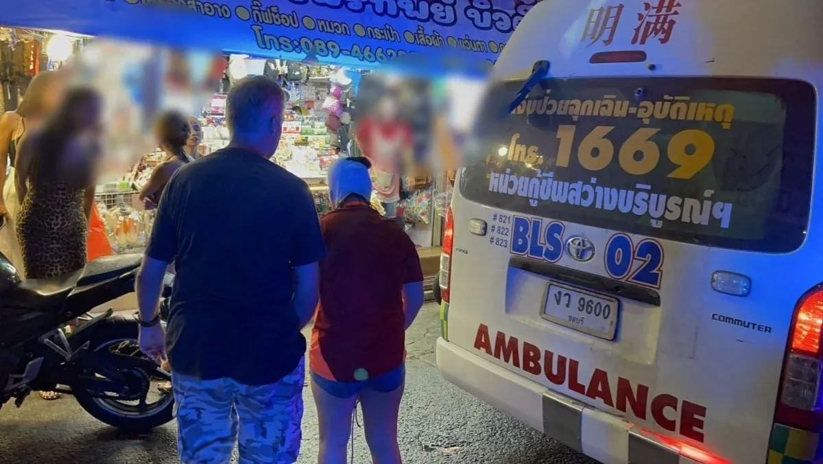 파타야에서 중국인 관광객이 병으로 공격당한 사건
