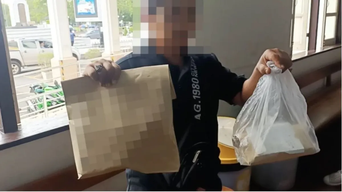 태국 중부에서 발생한 연금 수급자 사기 사건 현장