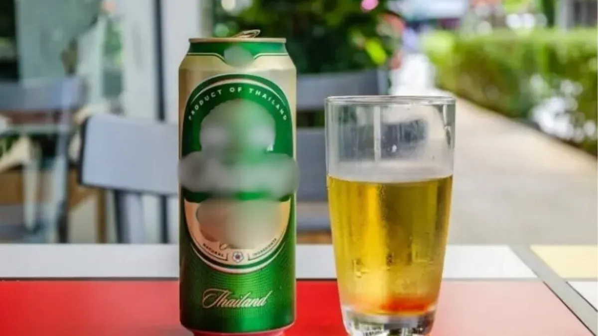 우돈타니 맥주 도둑이 로터스 매장에서 맥주를 훔치는 모습