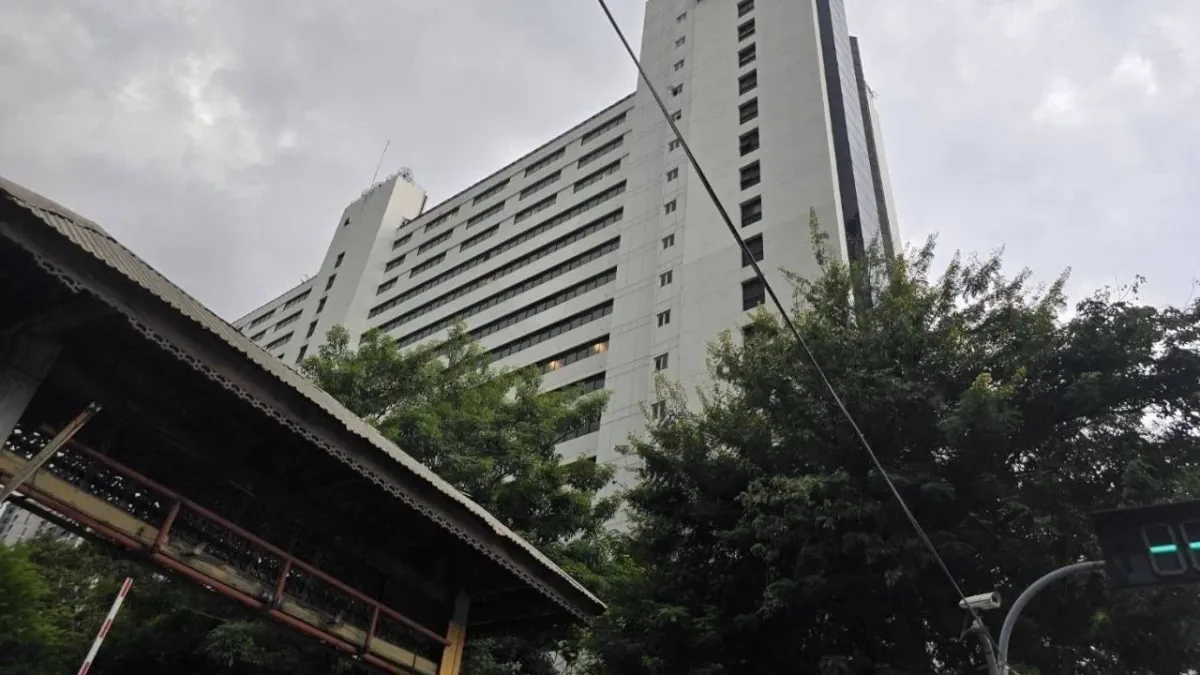 방콕 호텔에서 추락사한 외국인 남성 사건 현장