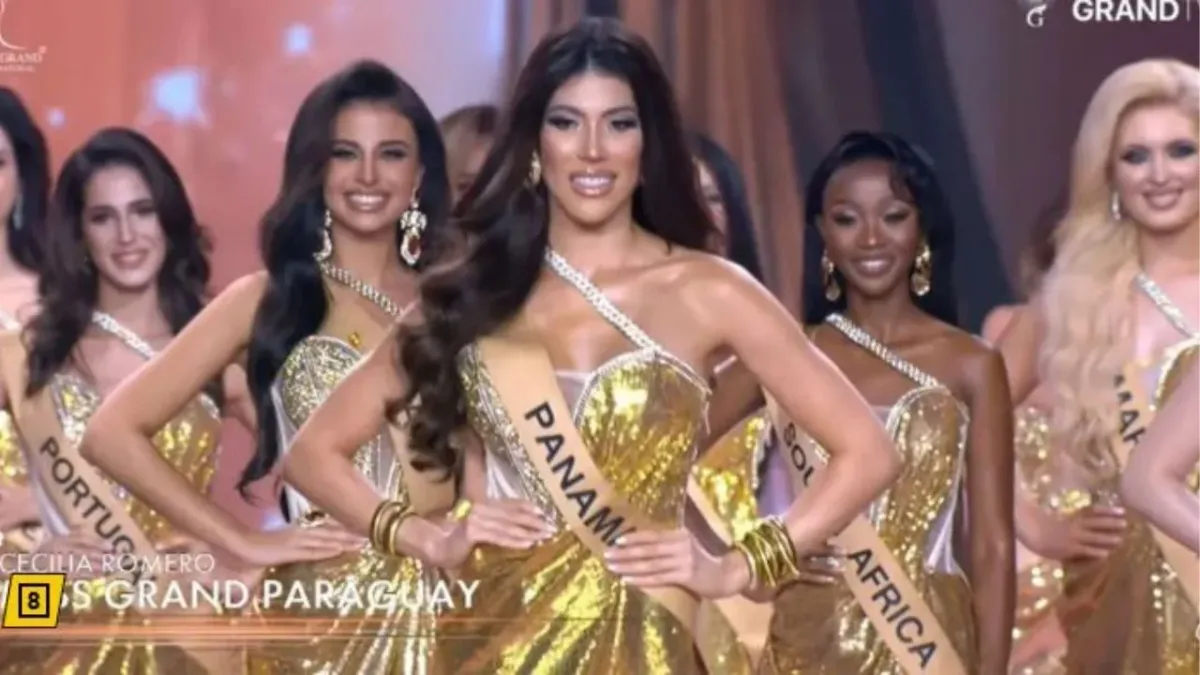 미스 파나마, 방콕 미인대회에서 착각으로 무대 앞으로 나서는 해프닝 (영상)