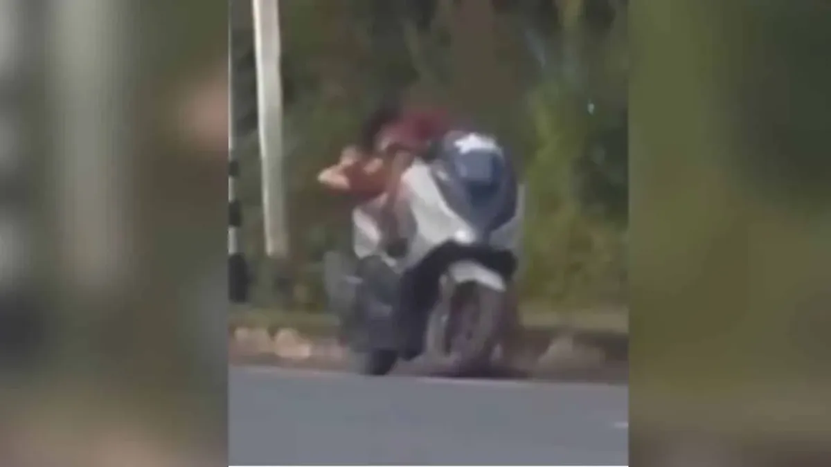 푸껫 관광지 근처에서 오토바이 위 성행위, 태국 10대 커플 적발