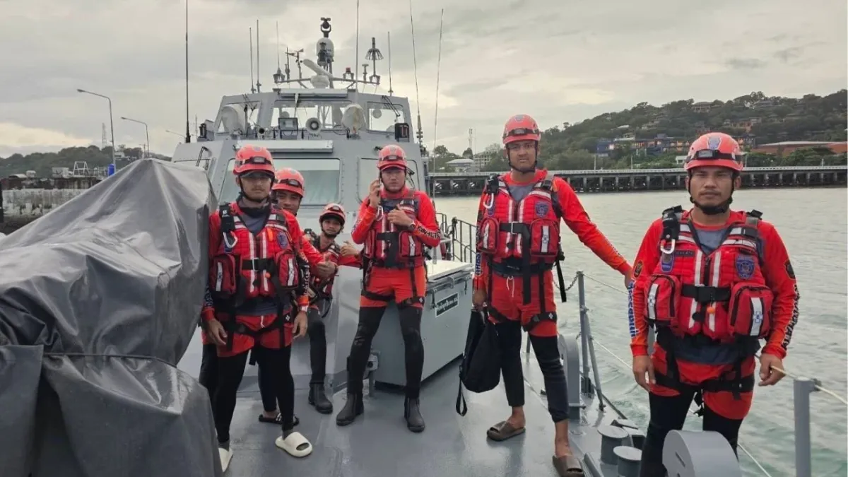 태국 코라차섬 인근 실종 다이버들, 해안 바위에 매달려 발견