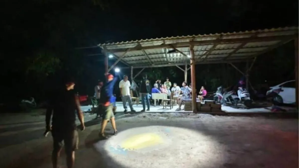 촌부리 낚시터 불법 도박장, 잠복 경찰 단속으로 13명 체포