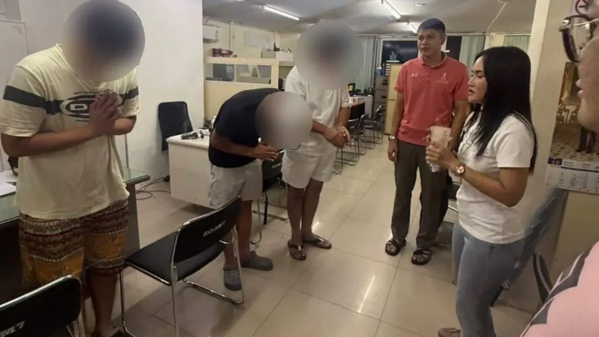 파타야 미용실에서 발생한 성희롱 사건