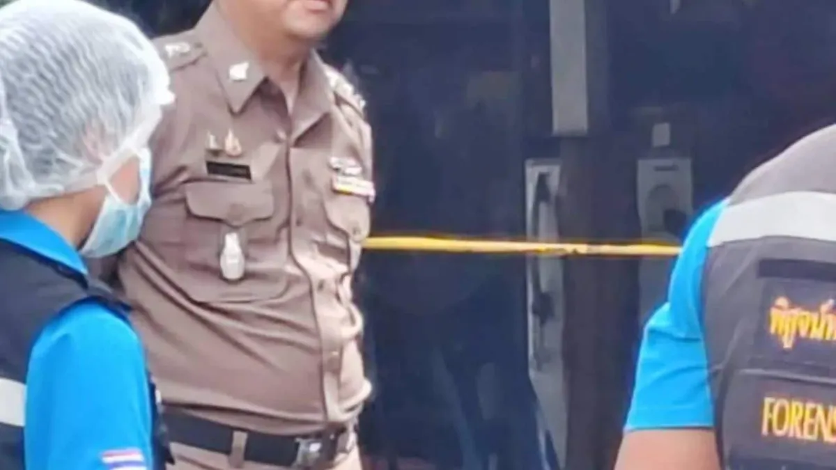 태국 남성이 목 매달린 채 발견된 사건 현장