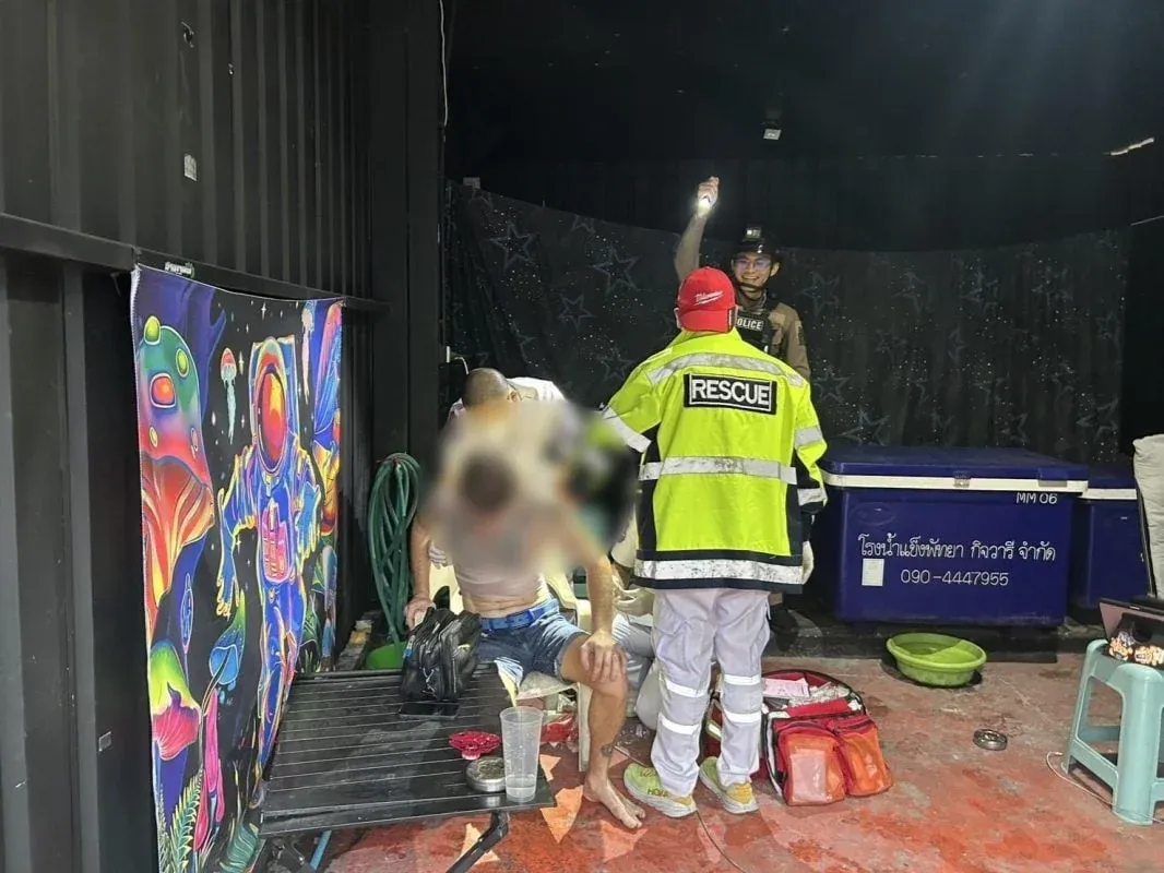 파타야 모기약 다툼이 흉기 난동으로, 필리핀 여성이 연인 찔러