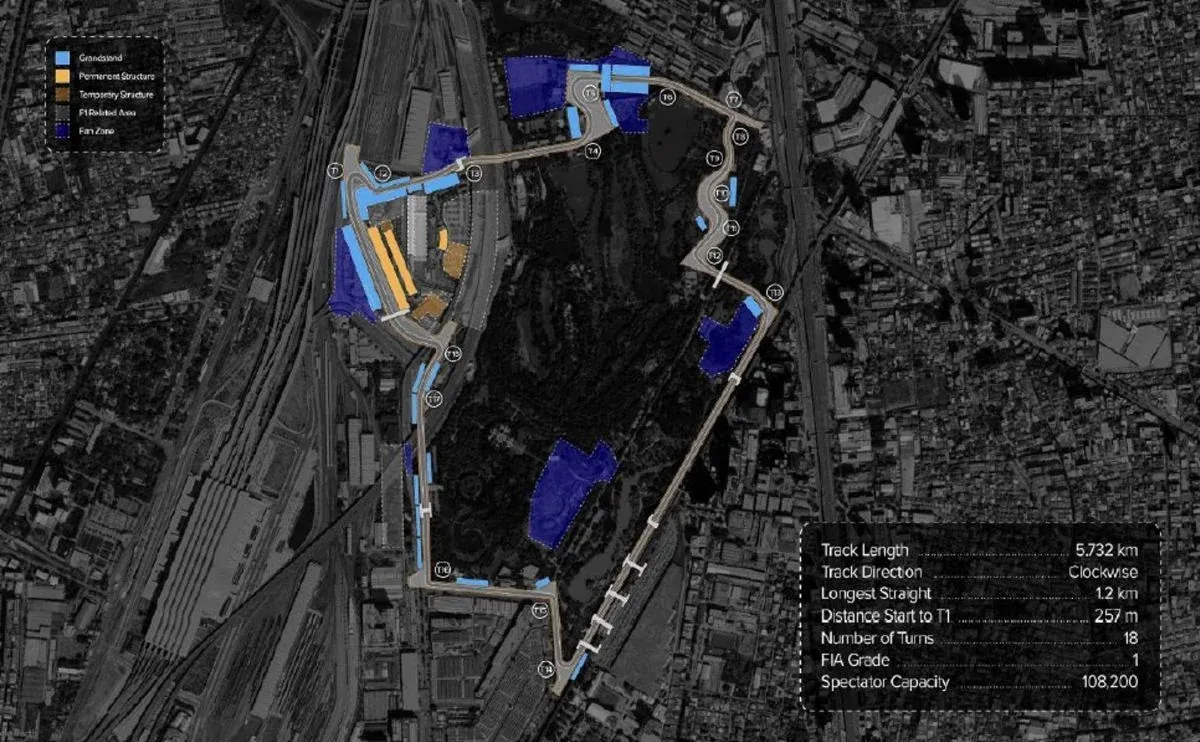 방콕 짜뚜짝에 F1 서킷 건설 계획 공개, 2028년 개최 목표