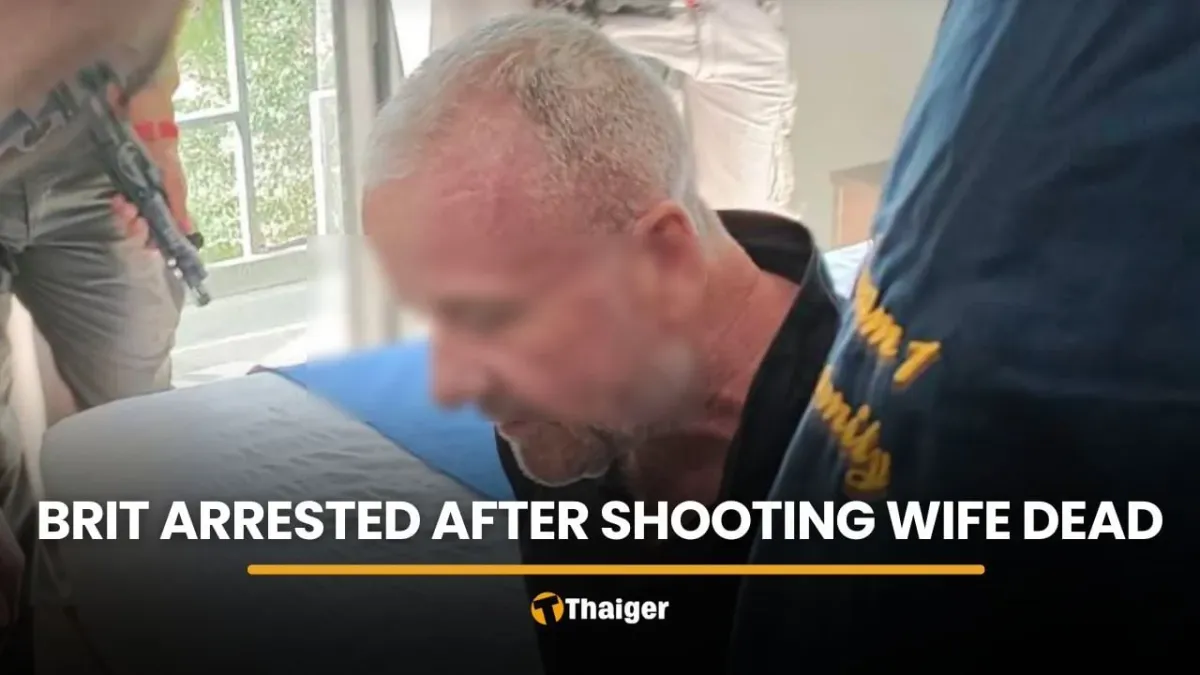 태국 마하사라캄에서 영국인 남성, 아내 총격 살해 후 체포