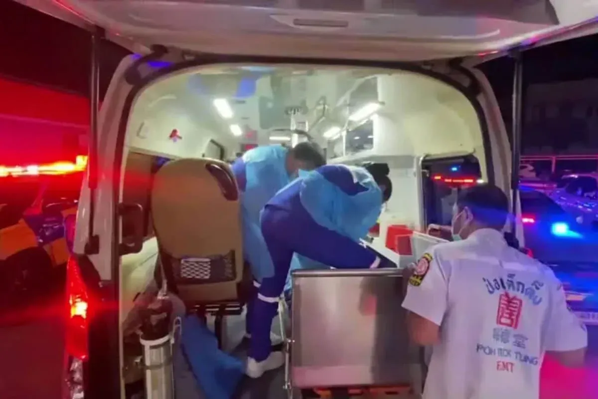 질투심에 미얀마 남성 칼로 공격한 태국 사건