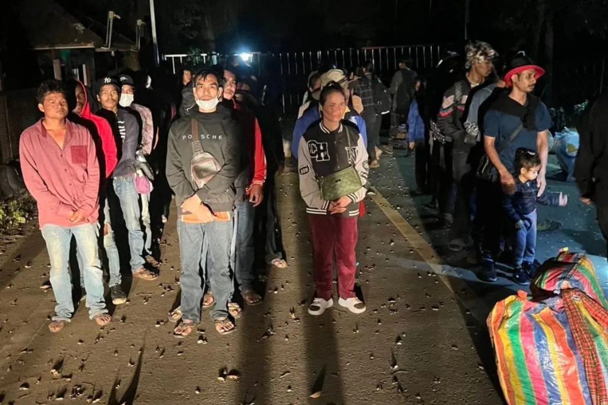 빈곤 탈출 캄보디아인 71명, 태국 잔타부리 국경서 적발