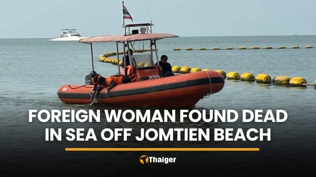 좀티엔 해변에서 외국인 여성 익사체 발견, 경찰 수사 착수