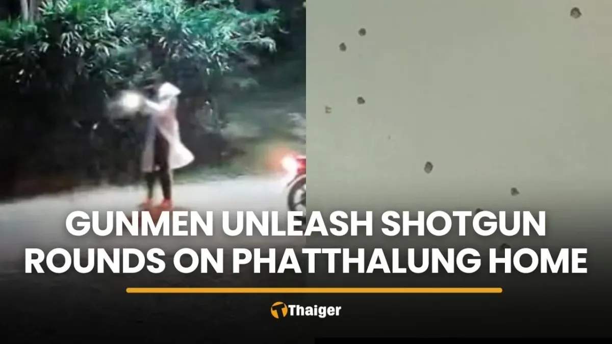 태국 팟탈룽 주택에 산탄총 20발 이상 난사, 용의자 추적 중