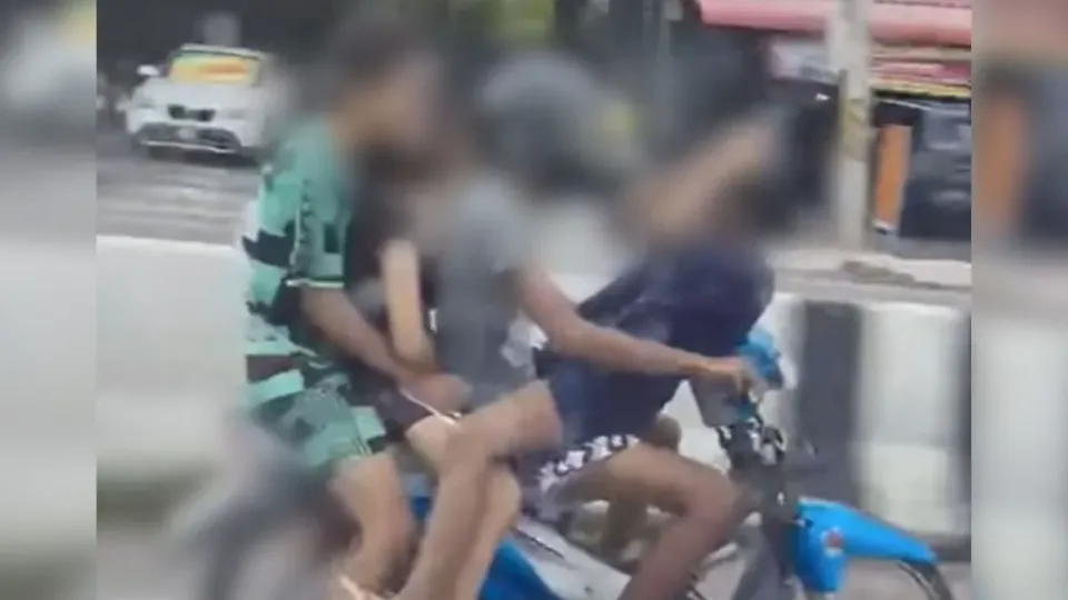 태국 남성, 오토바이 위험 운전 영상 논란에 공개 사과