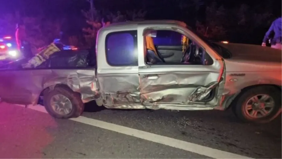 촌부리 뺑소니 운전자, 픽업트럭 버리고 도보로 도주