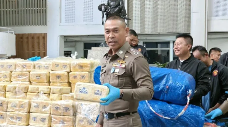 방콕 경찰, 2억 바트 상당 메트암페타민 545만 정 압수