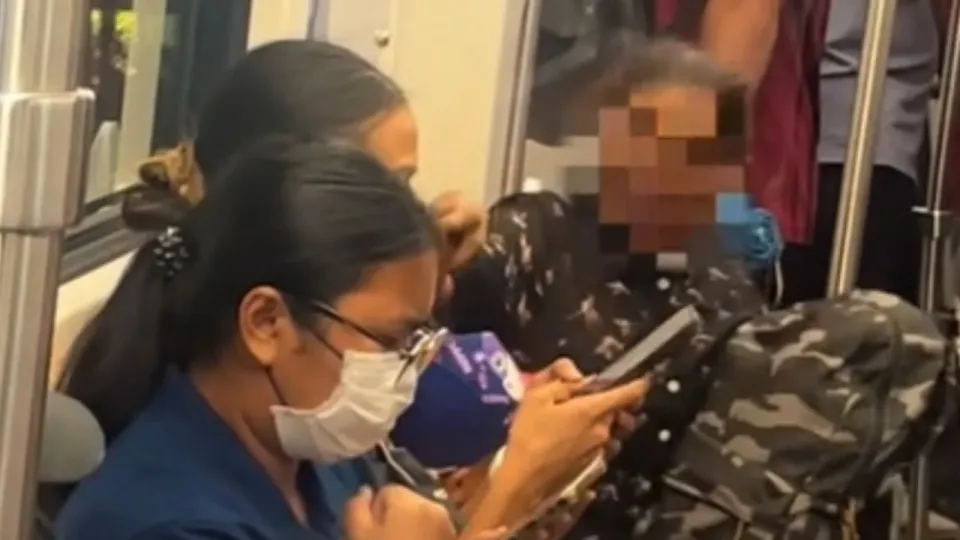 방콕 BTS 전철에서 아이 행동 둘러싸고 승객 간 언쟁 발생