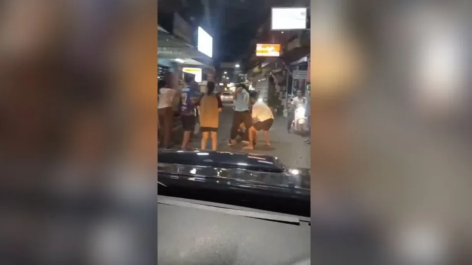 파타야 새벽 폭행 사건, 미얀마 노동자 집단 구타로 병원 이송