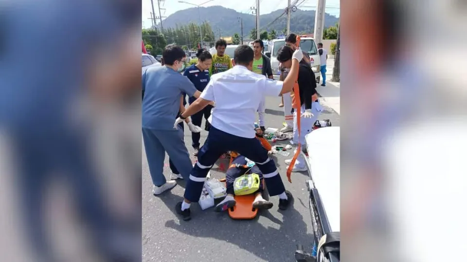 푸켓 쓰레기 트럭 추락 사고로 미얀마 노동자 사망