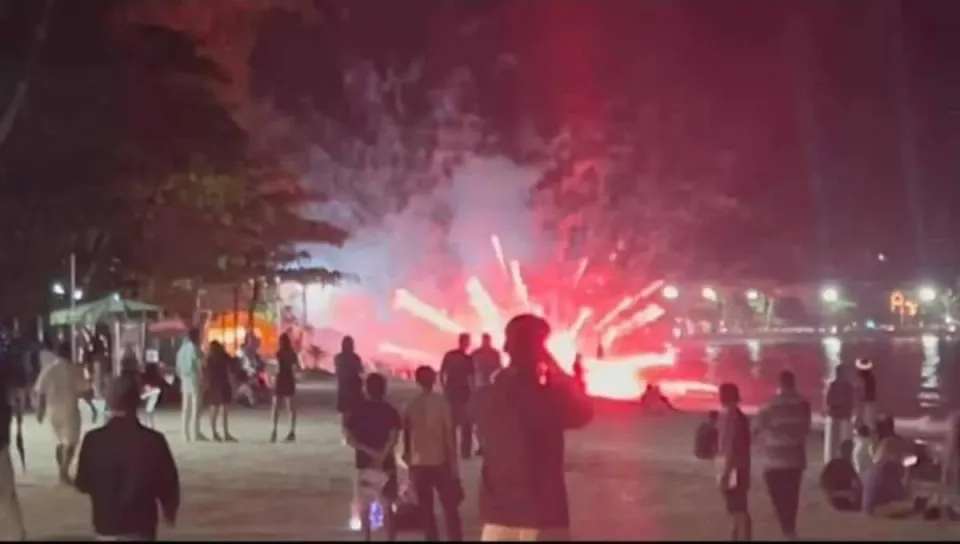 푸켓 경찰, 파통 해변 불꽃놀이 사건 외국인 용의자 추적 중