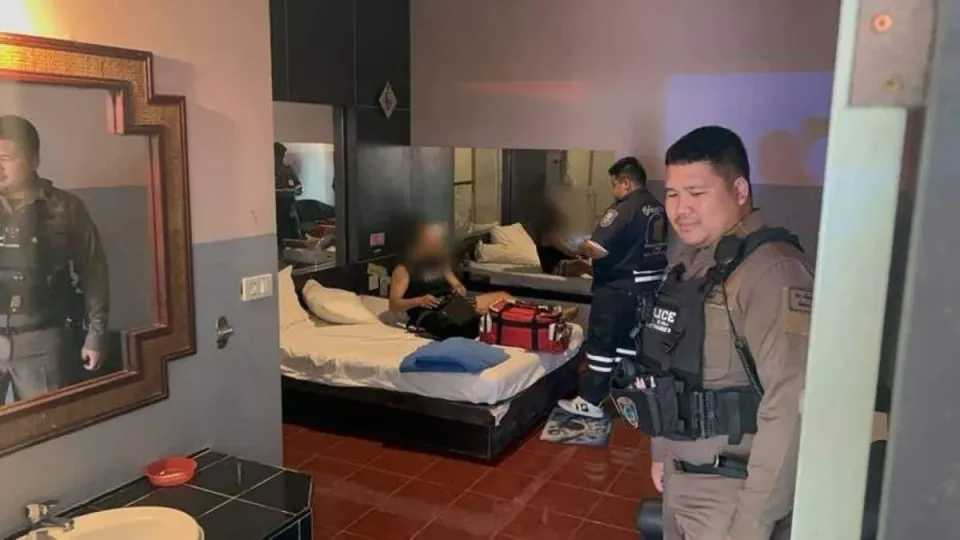 파타야 리조트 객실에서 남자친구가 난입해 남성 부상