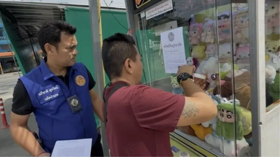 방야이 지역 클로 머신 단속으로 오락실 운영자들 타격