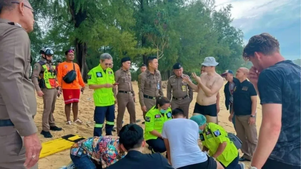 푸껫 해변에서 신원 미상 외국인 익사 사망