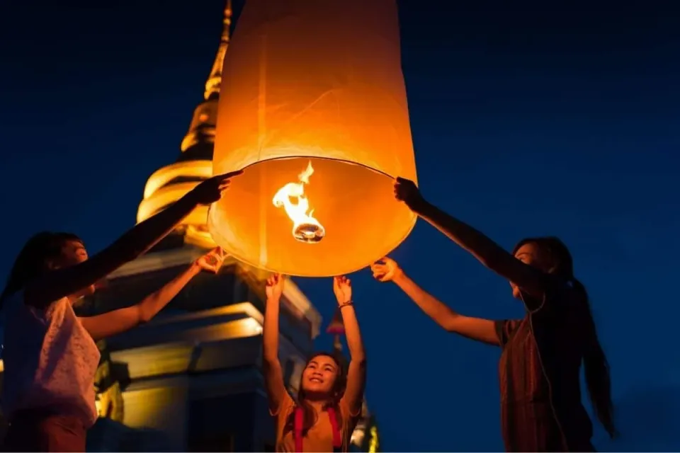 치앙마이, 이핑 축제 기간 6개 지역 등불 풍선 금지