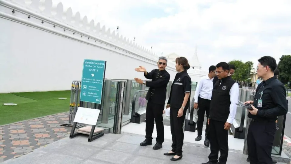 방콕, 왕대비 추모 행사 대규모 인파 대비 만반의 준비