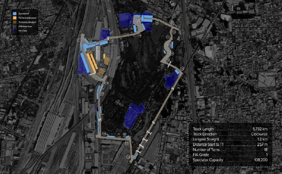 방콕 짜뚜짝에 F1 서킷 건설 계획 공개, 2028년 개최 목표