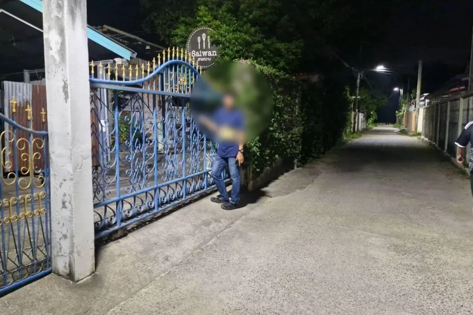 태국 방라뭉 제과점, 소 목동의 흉기 난동 사건 발생