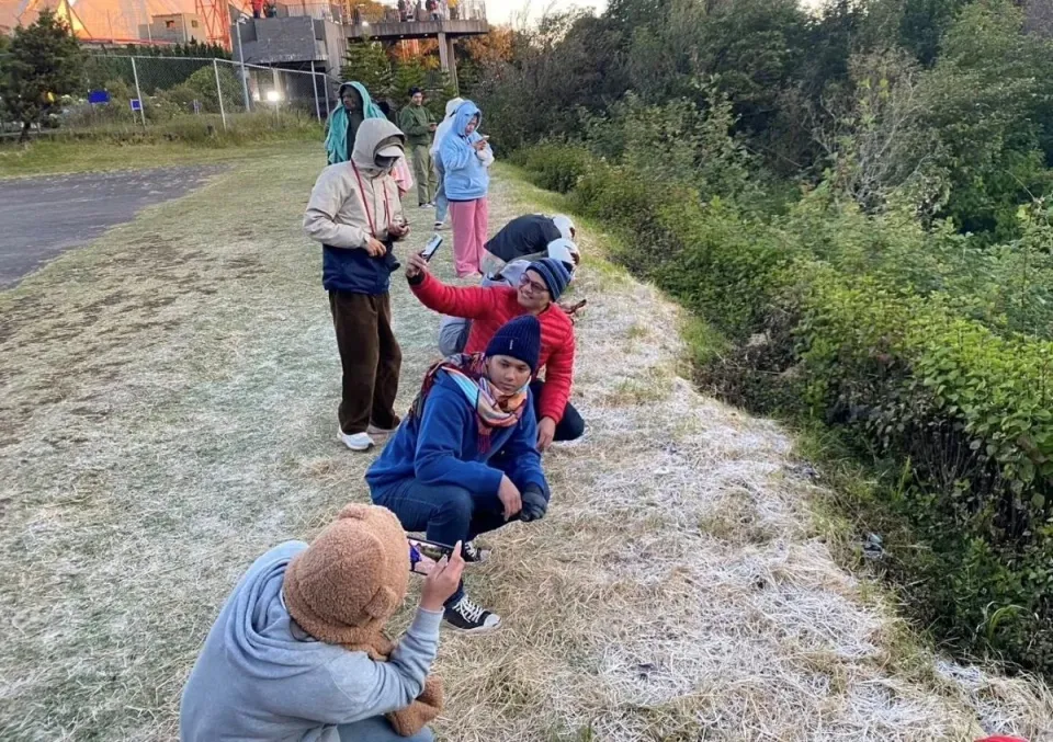 태국 도이인타논, 영하 4.9도까지 떨어져 올해 최저기온 기록