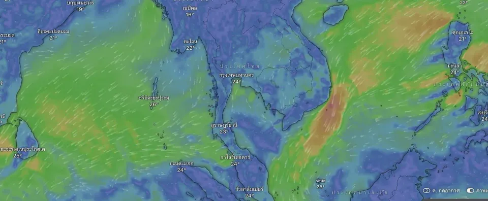 태국 새해 후 이중 한파 예보, 방콕 최저기온 18.4도까지 하락